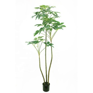 Árbol Artificial Schefflera <span class=keywords><strong>Arboricola</strong></span> Realista de 120 cm, Planta de Sombrilla Enano Artificial con Tacto Real - Product Image 1