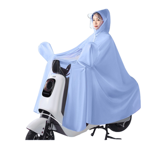 Imperméable <span class=keywords><strong>de</strong></span> voiture électrique imperméable pour femmes/hommes épaissi allongé couverture complète du corps pour <span class=keywords><strong>Poncho</strong></span> pour motos voyage Simple - Product Image 1