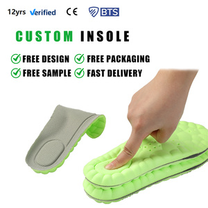 Plantillas Deportivas Unisex Baratas con Masaje 4D, Súper Suaves de PU y Látex, Soporte de Arco Ortopédico para Correr, Baloncesto y Deportes - Product Image 2