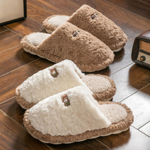 Pantuflas de Algodón Nuevas para Otoño/Invierno, Antideslizantes para Interiores, con Suela Suave, Térmicas y Afelpadas, para Parejas - Product Image 4