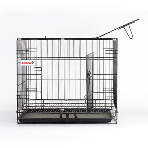 Venta al por mayor Indor plegable de lujo Xl Xxl jaula de hierro grande pájaro mascota Perrera de alta resistencia jaula para perros con ruedas jaula para mascotas - Product Image 4