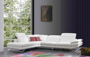 الحديثة جلد الأريكة مسند الرأس قابل للتعديل غرفة المعيشة على شكل l الزاوية أريكة أثاث عصري مع معدني ساق فولاذ لا يصدأ - Product Image 5