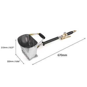<span class=keywords><strong>Pistolet</strong></span> à mortier haute pression avec godet de 4500 ml, pulvérisateur de <span class=keywords><strong>ciment</strong></span> et de plâtre, Chine - Product Image 5