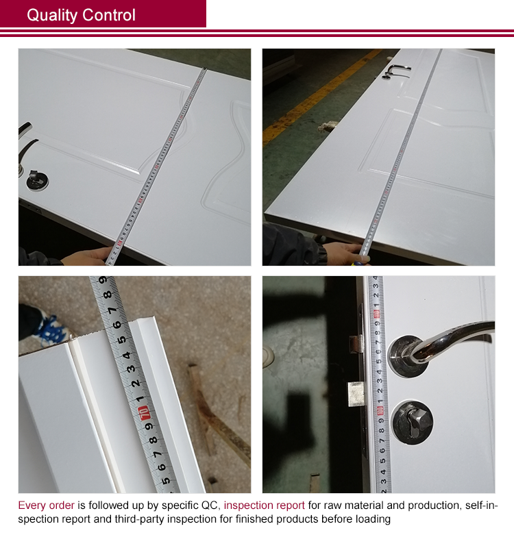 Promotion Commercial Building Apartment House Room Interior MDF Door Flush Series Wood Veneer MDF Wooden Door