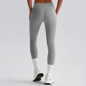 Pantalones de <span class=keywords><strong>Yoga</strong></span> <span class=keywords><strong>para</strong></span> <span class=keywords><strong>Mujer</strong></span>, Cintura Alta, Secado Rápido, Spandex/Nylon, Control de Abdomen, Largos, Talla XL, ODM, Ropa Deportiva <span class=keywords><strong>para</strong></span> Fitness y Running - Product Image 2