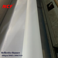 NCF professionnel personnalisé 500dx500d Frontlit durable brillant Flex bannière rouleau 13oz Flex bannière fabricant