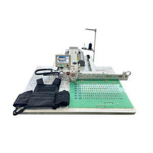 HUAMEIプログラマブルロックステッチフラットベッド工業用ミシンエンジン防弾ベストボディアーマー高速60x40cm - Product Image 4
