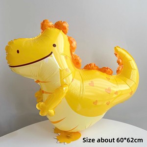 Globo <span class=keywords><strong>para</strong></span> caminar Pequeño dinosaurio amarillo lleno <span class=keywords><strong>de</strong></span> <span class=keywords><strong>helio</strong></span> <span class=keywords><strong>de</strong></span> pie Fiesta <span class=keywords><strong>de</strong></span> <span class=keywords><strong>cumpleaños</strong></span> Reunión Arreglo <span class=keywords><strong>de</strong></span> decoración - Product Image 6