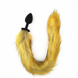 Ekstra uzun tilki kuyruğu ile 3 boyutu Anal <span class=keywords><strong>Plug</strong></span> büyük silikon Anal stimülatör erotik seksi oyuncaklar erkekler kadınlar için çiftler Cosplay SM oyunları - Product Image 4
