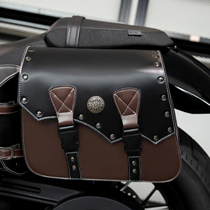 Borsa Posteriore Retrò per Moto Cruiser <span class=keywords><strong>Royal</strong></span> <span class=keywords><strong>Enfield</strong></span>, Borsa da Sella per Attrezzatura e Utensili per Moto Elettriche - Product Image 3