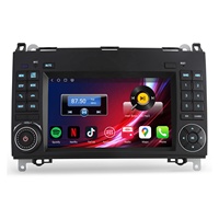 Erisin ES6672B Sistema de Navegación GPS con Pantalla IPS Android 16.0, Reproductor de DVD para Automóvil para Mercedes-Benz Clase A/B Sprinter Viano Vito, Estéreo para Auto