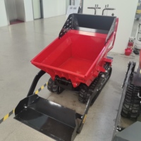Mini-dumper sur chenilles multifonctionnel, mini-transporteur, camion-benne pour la construction