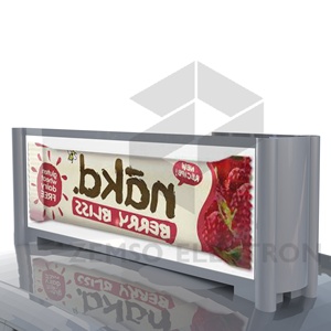 Màn Hình Hiển Thị Xe Hơi Màn Hình Hiển Thị Quảng Cáo <span class=keywords><strong>Lcd</strong></span> Đầu Xe Taxi Màn Hình Hiển Thị Đầy Đủ Màu Sắc Không Thấm Nước - Product Image 1