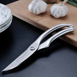 Stainless Steel Chicken Bone Shears Heavy Duty Automatic Spring Loaded Locking Mechanism <b>Kitchen</b> <b>Scissors</b> - Product Image 2