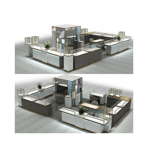 Comptoir de magasin moderne et simple vitrine fumée LED tiroir en verre pour téléphone portable pour les médias sociaux affichage de téléphone portable - Product Image 3