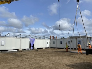 Casa Contenedor Desmontable para Campamentos de Reasentamiento, Estructura de Acero Resistente, Impermeable, Instalación Rápida - Product Image 5