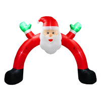 Joyeux Noël Arche gonflable extérieure Grotte du Père Noël Oxford PVC Maison de Noël Événements festifs Promotions Publicité