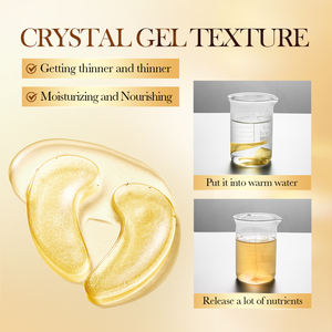 Masque pour les <span class=keywords><strong>yeux</strong></span> raffermissant au collagène d'or SADOER, masque hydratant pour les <span class=keywords><strong>yeux</strong></span>, anti-âge, anti-poches, éliminateur <span class=keywords><strong>de</strong></span> cernes - Product Image 4