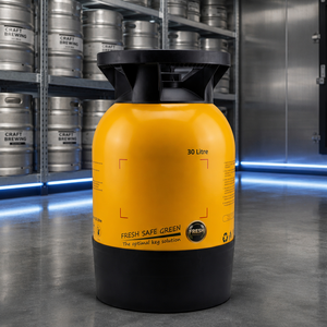 Fût <span class=keywords><strong>de</strong></span> bière réutilisable Ecorekeg 30L en PEHD à paroi simple, qualité alimentaire, pressurisé, pour brasserie, fournisseur commercial en gros - Product Image 1