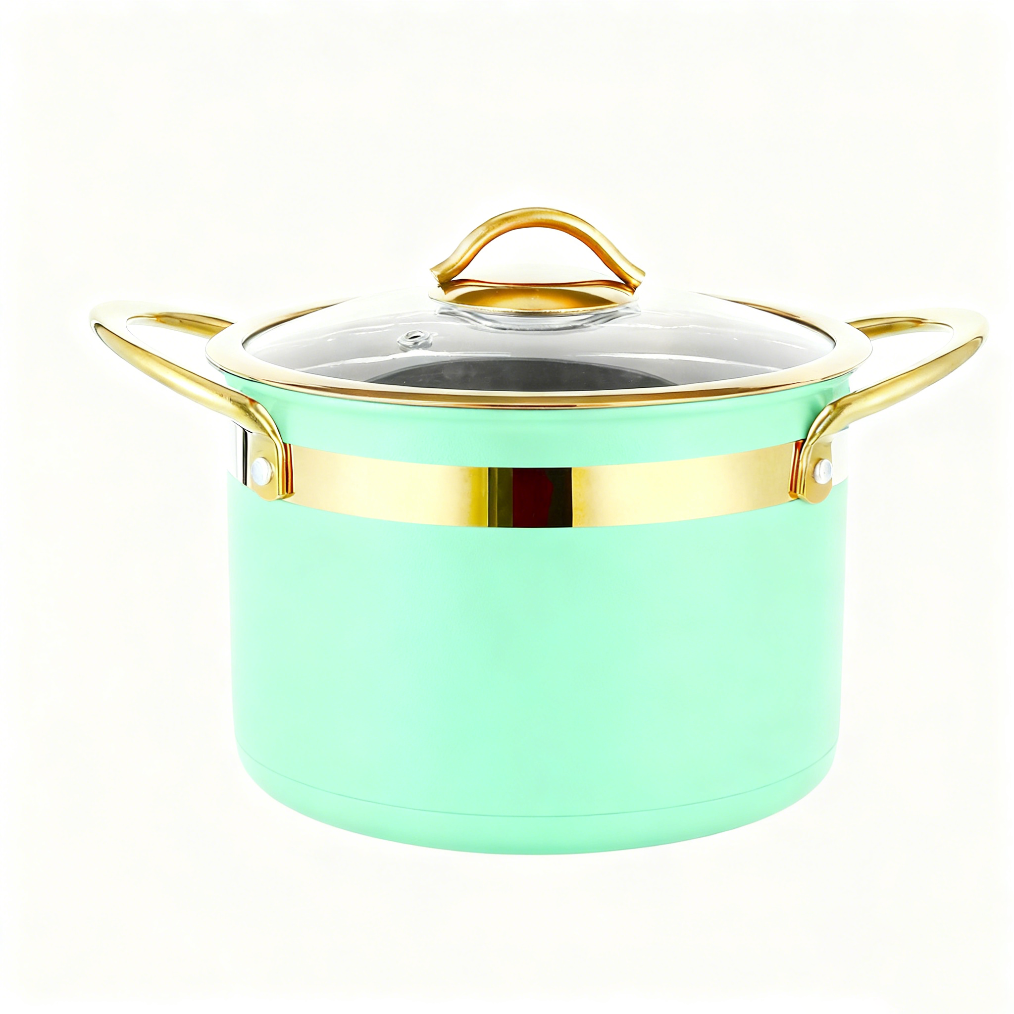 Fashionable 5-piece Stainless Steel Cookware Set, Luxurious Design, High-quality Non Stick Pot · image 4