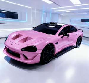 نحت سيارة عتيق من الألياف الزجاجية للحديقة/إنتاج سيارة نحت بسيط - Product Image 1