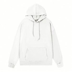 Free Sample Men's Oversized 100% Polyester Hoodies Sweatshirts Long Sleeve <b>Drop</b> Shoulder Custom Logo Print 3D Embroidery - Product Image 1