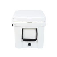 Glacière moderne rotomoulée 45QT/45L étanche et isolée en LLDPE, maintien de la glace pendant 5 jours, logo personnalisé motif dessin animé pour aliments et boissons en extérieur