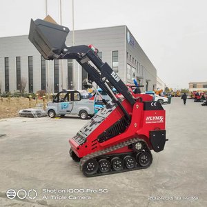 Miễn phí vận chuyển HTF-1100L Mini Skid chỉ đạo Bộ nạp Kubota động cơ diesel nhỏ Crawler/theo dõi/bánh phía trước lật với xô - Product Image 3