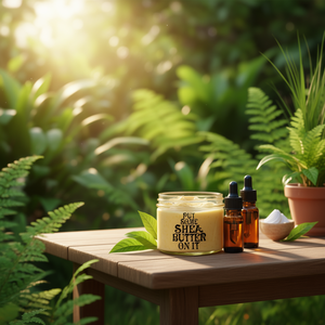 Camiseta con estampado de "Put Some Shea Butter On It", camisetas con aceites curativos naturales - Product Image 3