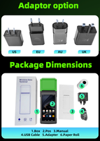 Machine de paiement mobile, système POS Android portable, 4G NFC Bluetooth USB, terminal POS miniature portable, imprimante thermique