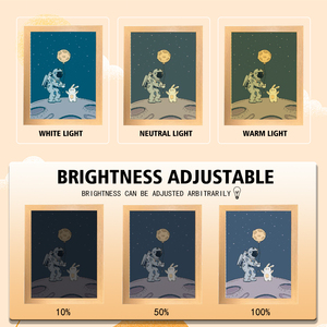 2025 mur Art peinture décoration lumière LED brillant cadre Photo expérience lumière et ombre l'art de la lumière peinture livraison directe - Product Image 3