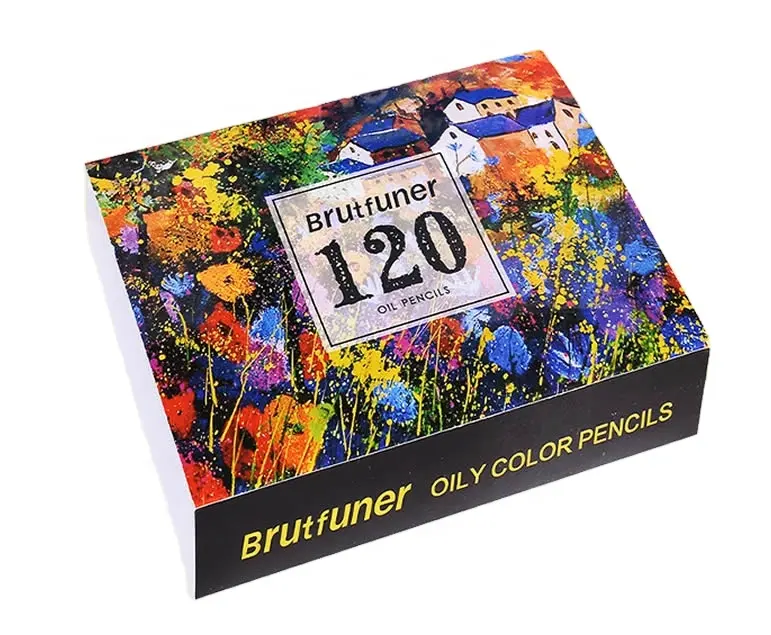 Brutfuner最高品質のプロフェッショナルオイルペンシル120色鉛筆