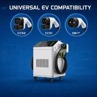 Chargeur DC portable MIDA 40 kW, chargeur rapide DC 20 kW 30 kW, chargeur EV portable avec sac de transport pour l'entretien des véhicules électriques