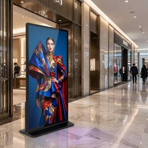 Kiosco de Señalización Digital de Alta Luminosidad con Pantalla Táctil LCD 4K Ultra HD de 85 Pulgadas para Uso en Centros Comerciales - Product Image 1