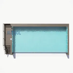 5 Top Materials 3 Core Technologies 4 Integrated Systems 2 Humanized Design Transparent Finished Prefab Swimming Pool