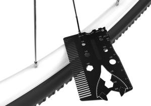 18 in1ステンレス鋼の櫛の形のポケットハンドツール屋外キャンプサバイバルマルチツールカード - Product Image 5