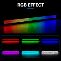 666 шт. светодиодных пиксельных стробоскопов 5050 RGB с длинной панелью, красочное сценическое освещение с управлением DMX512 RDM для диджейских клубов и мероприятий