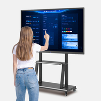 55 65 75 85 86 98 Papan Tulis Interaktif Digital LCD untuk Pengajaran di Sekolah