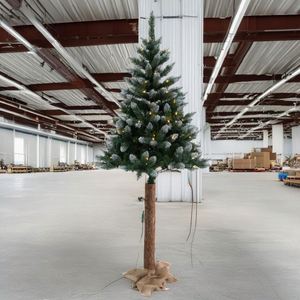 Árbol de Navidad de Pino Preiluminado Decorativo de Alta Calidad de 7 pies con Luces para Exteriores - Product Image 1