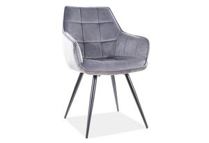 Cómoda Silla de comedor con respaldo de sustancia acolchada y tapicería <span class=keywords><strong>turquesa</strong></span> con patas de metal - Product Image 2