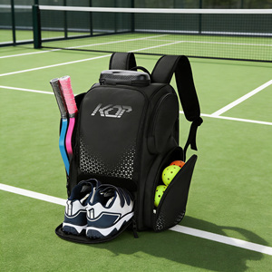KOP Custom Large Capacity Water Resistant Pickleball Paddle Backpack Bag for Men Women with <strong>Shoes</strong> Compartment and Rackets Holder - Product Image 1