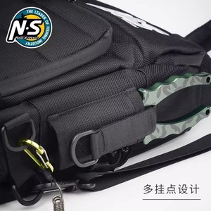 N.S Fishing <b>Backpack</b> 30-<b>40L</b> Multi Compartment Waterproof Canvas Outdoor Rod Storage Bag - Product Image 4