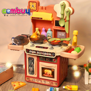 Set <span class=keywords><strong>Giocattolo</strong></span> Cucina per Bambini con Fornello a Gas e Illuminazione, Gioco di Ruolo - Product Image 2