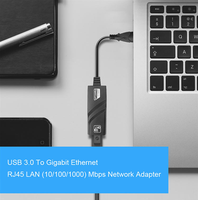Adaptateur Ethernet LAN Gigabit USB3.0 SIPU en promotion – Convertisseur réseau haute vitesse 3.0 vers RJ45 pour ordinateur portable