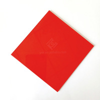 Feuille de polycarbonate de couleur rouge 100% Bayer Makrolon Makrolon