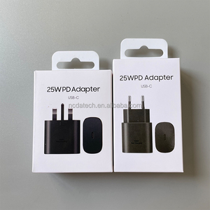 <span class=keywords><strong>Chargeur</strong></span> USB-C 25W, adaptateur de voyage, <span class=keywords><strong>chargeur</strong></span> super <span class=keywords><strong>rapide</strong></span>, type C pour <span class=keywords><strong>Samsung</strong></span> S25 S24 S23 <span class=keywords><strong>S20</strong></span> Note 20 Note 10 - Product Image 2