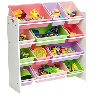 4 livelli unità di stoccaggio <span class=keywords><strong>per</strong></span> bambini mobili <span class=keywords><strong>per</strong></span> bambini libro giocattolo organizer scaffale <span class=keywords><strong>per</strong></span> sala giochi, giocattolo rack di stoccaggio - Product Image 4