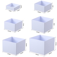 Ensemble de 6 supports en acrylique pour la décoration de mariage, table de dessert, buffet, présentoir alimentaire, supports en acrylique pour la présentation des aliments