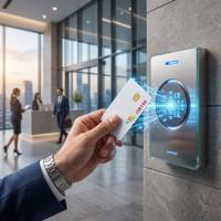 Tarjetas RFID con Logotipo Personalizable, Tarjetas Inteligentes de PVC con Chip NFC CR80, Certificadas por ISO, para Membresías de Hotel y Negocios