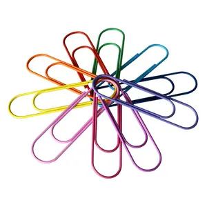 High Quality Oversized Large 4"inch Metal Paperclips Bookmark Big Giant Large Assorted Color 100mm Jumbo Paper Clips